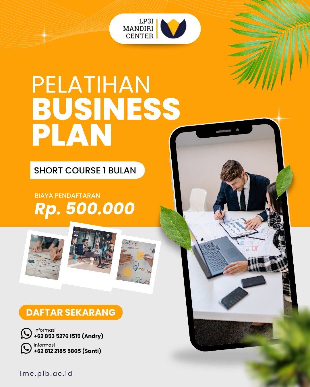 Poster Pelatihan Administrasi Perkantoran dan Lanjutan