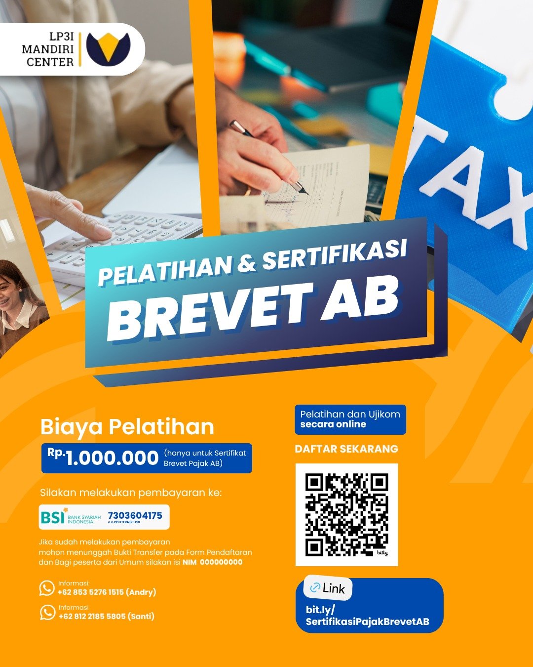 Poster Pelatihan Administrasi Perkantoran dan Lanjutan